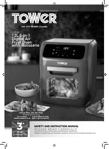 Manual Tower T17128 Deep Fryer
