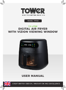Manual Tower T17123 Deep Fryer