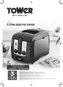 Manual Tower T17002 Deep Fryer
