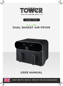 Manual Tower T17138 Deep Fryer
