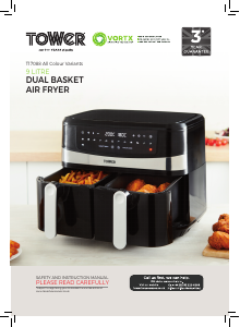 Manual Tower T17088 Deep Fryer
