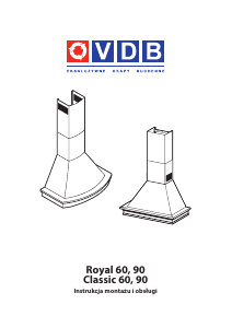 Instrukcja VDB Royal 90 Okap kuchenny
