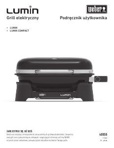 Instrukcja Weber Lumin Compact Grill