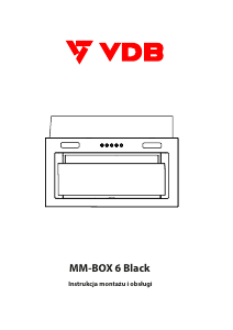 Instrukcja VDB MM-BOX 6 Okap kuchenny