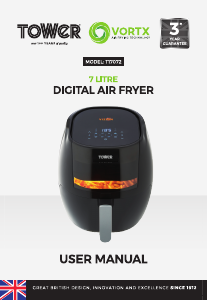 Manual Tower T17072 Deep Fryer