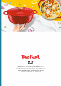 Manual Tefal E2558904 Air Pan