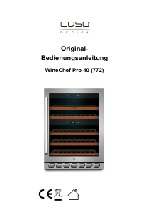 Manual Caso WineChef Pro 40 Wine Cabinet