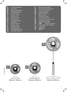 Hướng dẫn sử dụng Rowenta VU4410F2 Quạt