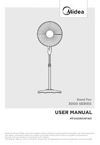 Mode d’emploi Midea MFS400R0APW0 (FS40-16JA) Ventilateur