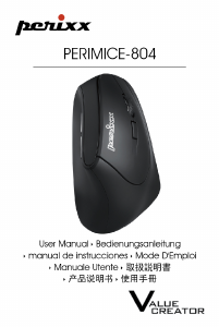 Manual de uso Perixx PERIMICE-804 Ratón