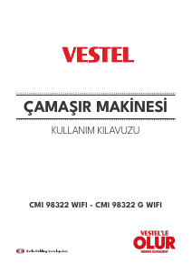 Kullanım kılavuzu Vestel CMI 98322 WIFI Çamaşır makinesi