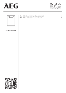 Handleiding AEG FFB5675APW Vaatwasser