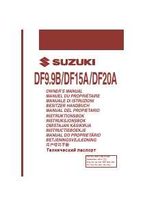 Bedienungsanleitung Suzuki DF9.9B Aussenborder