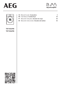 Bruksanvisning AEG TR719G2PB Torktumlare