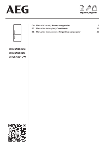 Manual AEG ORC6N361DS Frigorífico combinado