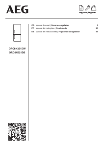 Manual de uso AEG ORC6N321DS Frigorífico combinado