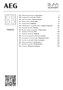 Priručnik AEG TI84IB10IT Ploča za kuhanje