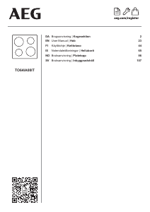 Brugsanvisning AEG TO64IA00IT Kogesektion