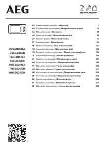 Priročnik AEG TMS5G25IEM Mikrovalovna pečica
