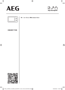 Manual AEG OB6SM171DB Microwave