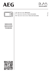 Manual de uso AEG NMS5G25EB Microondas