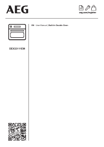 Bruksanvisning AEG DEX33111EM Ugn