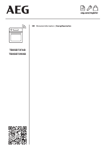 Bedienungsanleitung AEG TB8SB73FAB Backofen