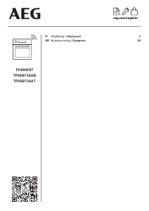 Käyttöohje AEG TP8SB73XAB Uuni