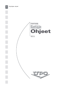 Käyttöohje UPO PKV 126 Pesukone