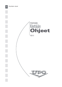 Käyttöohje UPO PKV 147 Pesukone