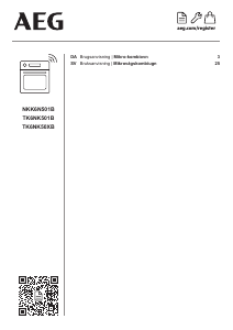 Bruksanvisning AEG TK6NK501B Ugn