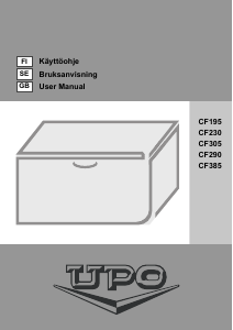 Käyttöohje UPO CF385 Pakastin