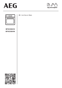 Bruksanvisning AEG BPX535061B Ugn