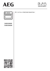 Bruksanvisning AEG DUB535060M Ugn