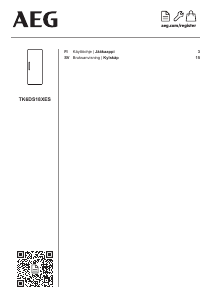 Käyttöohje AEG TK6DS18XES Jääkaappi