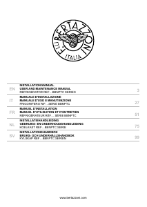 Bruksanvisning Bertazzoni REF704BBNPTC-GM Kyl-frys