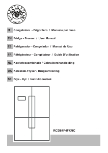 Bruksanvisning Bertazzoni RCD84F4FXNC-GM Kyl-frys