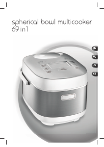 Bruksanvisning Tefal RK805E32 Multicooker Pro 69in1 Riskokare