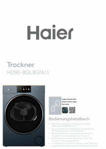 Manuale Haier HD90-BQL8GNU1 Asciugatrice