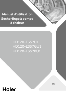 Bruksanvisning Haier HD120‑E357GU1 Torktumlare