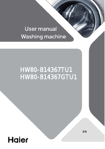 Bruksanvisning Haier HW80-B14367TU1 Tvättmaskin