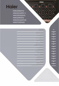 Manual Haier HWS201GDFH1K Cave de vinho