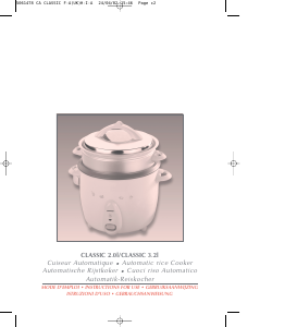 Bruksanvisning Tefal RK100851 Classic Riskokare