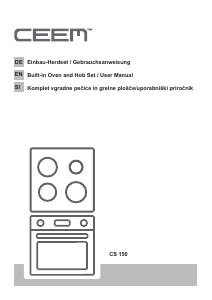 Priročnik CEEM CS 150 Obseg