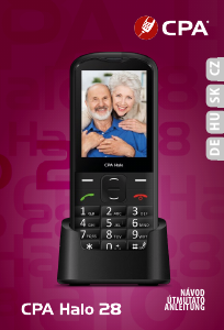 Manuál CPA Halo 28 Mobilní telefon