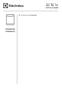 Bruksanvisning Electrolux EPS60083UX Diskmaskin