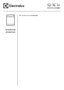 Bruksanvisning Electrolux EPA30073UW Diskmaskin
