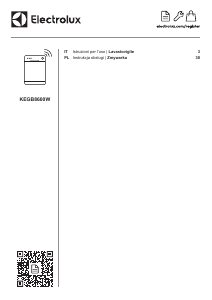 Manuale Electrolux KEGB8600W Lavastoviglie