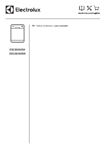 Mode d’emploi Electrolux ESC88300SW Lave-vaisselle