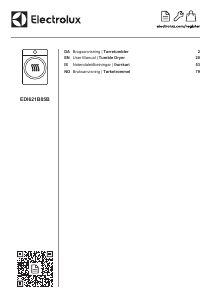 Brugsanvisning Electrolux EDI621B85B Tørretumbler